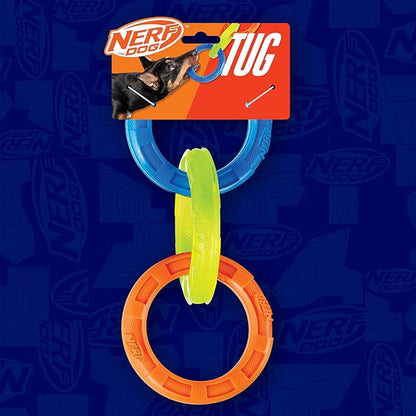 11.5in 3-Ring TPR Tug - Blue, Green & Orange