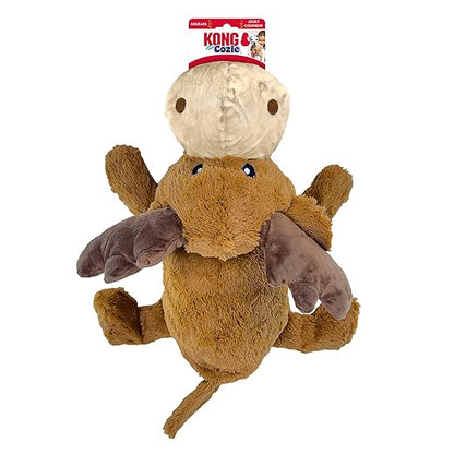 Kong Cozie Jumbo Marvin The Moose - XL Sized Plush Dog Toy for Large and X-Large Breeds