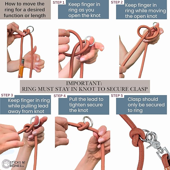 Hands Free Dog Leash, Waist Leash for Dog Walking, Crossbody, Multifunctional, Dog Lead, Running, 2 Dogs, Dual Handle, Traditional Lead, Adjustable Lead 4.3ft - 7.5ft, 3/8" (10mm) Diameter.