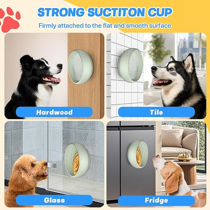 Pawinner 2 Pack Dog Lick Bowl, Freeze Lick Mat for Dogs, Food Grade Silicone, Non-Slip Slow Feeder Licking Bowl with Suction Cups, Enrichment Puzzle Feeder for Distraction(Green)