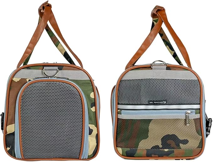 Mr. Peanut's Gold Series Standard Size Expandable Pet Carrier (Camo)