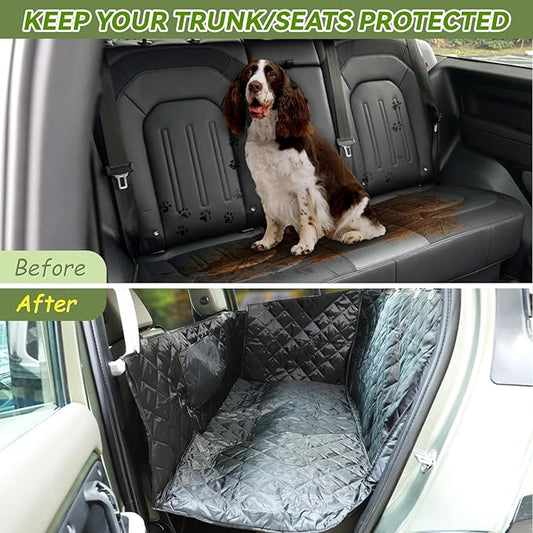 Dog Car Seat Cover for 2020-2024 Land Rover Defender 90/110/130 Accessories, Waterproof & Nonslip Cargo Liner for Dogs, Dog Seat Cover Mat Backseat Protector (Rear Seat)