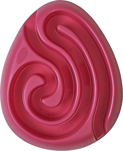 Kruuse Buster DogMaze Mini Pink Bowl – Non-Toxic Interactive Slow Feeder for Better Digestion & Energy