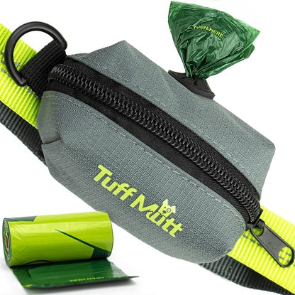 Tuff Mutt Running Dog Leash and Poop Bag Holder