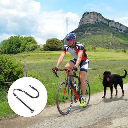 Dog Bike Leash, Dog Hands Leash for Bike Riding, Retractable Attachment for Pet, Quick Install and Remove