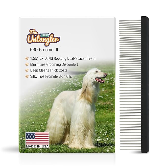 Professional Comb Dual-Spaced with Extra-Long silky smooth teeth