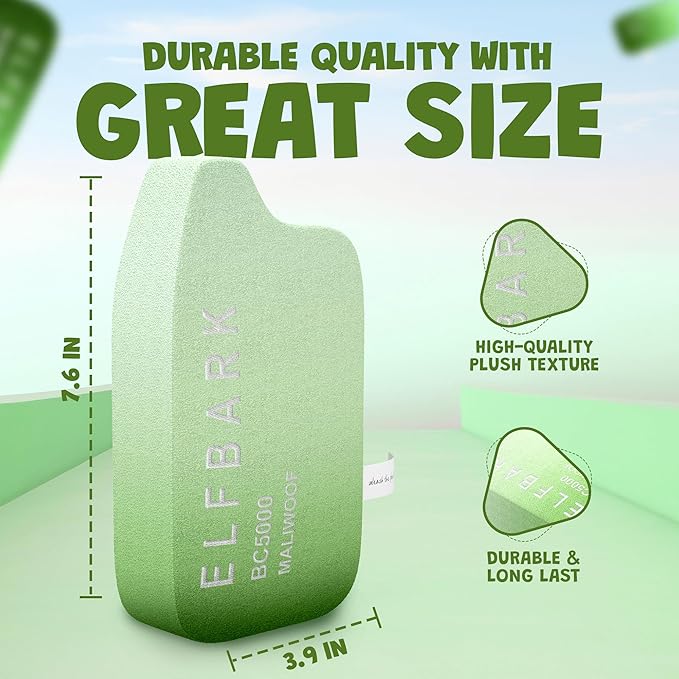 Puff Parody Dog Toy – Funny Squeaky Dog Toys for Interactive Play and Training – Durable, Easy to Clean, Birthday Gifts for Small, Medium and Large Dogs - Mint