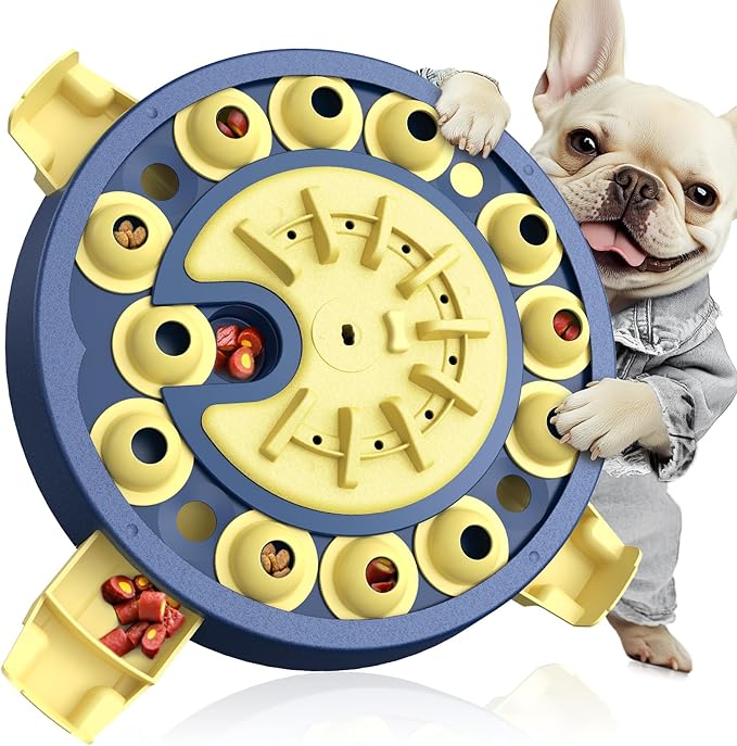 KADTC Dog Puzzle Toy, U.S. Brand & Design,Large Size,3 Levels of Step-by-Step Challenge,4 Ways to Play, Beginner-to-Advanced,Boredom Buster for Smart Dogs Mental Stimulation Enrichment Brain Games