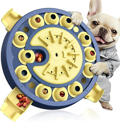 KADTC Dog Puzzle Toy, U.S. Brand & Design,Large Size,3 Levels of Step-by-Step Challenge,4 Ways to Play, Beginner-to-Advanced,Boredom Buster for Smart Dogs Mental Stimulation Enrichment Brain Games