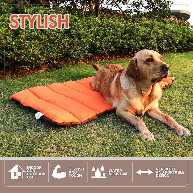 CHEERHUNTING Outdoor Dog Bed, Waterproof, Washable, Large Size, Durable, Water Resistant, Portable and Camping Travel Pet Mat