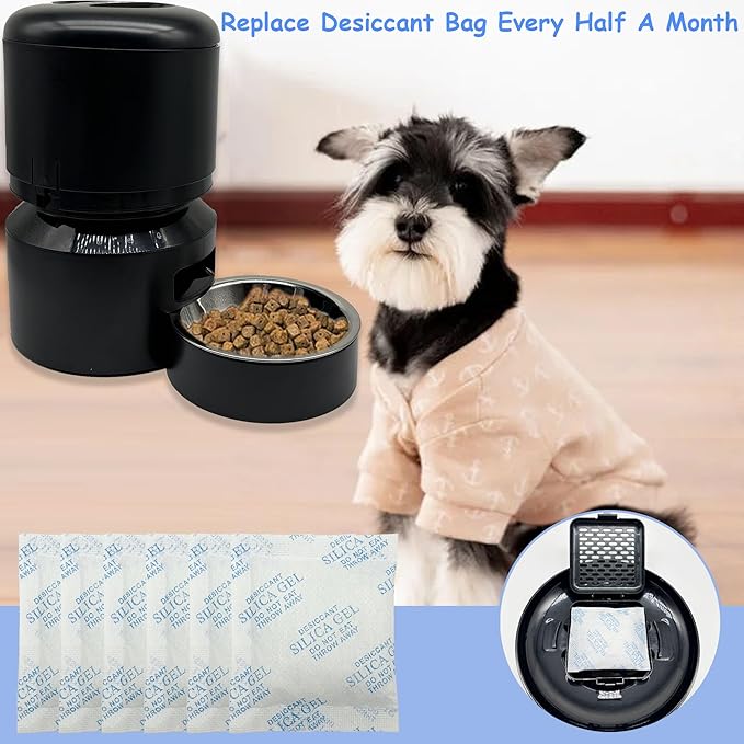 6-Pack Replacement Desiccant Bags for PETLIBRO Automatic Pet Feeders Cat Dog Feeders Desiccant Bag (6)