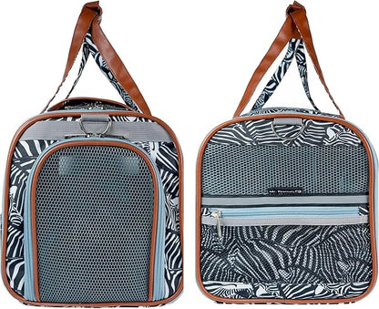 Mr. Peanut’s Gold Series Standard Size Expandable Pet Carrier (Zzzebra)