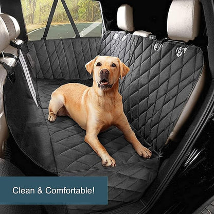 Car Boot Cover | Car Seat Covers for Dogs - Dog Seat Cover Car Boot Protection for Every Car Anti-Slip Lamination – Solid Dog Cover with Side Protection (65'' x 56'' x 20'') - Dog Travel Accessories