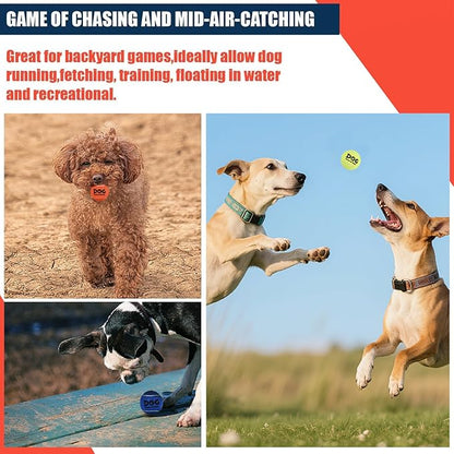 AMA SPORT Small Tennis Balls for Dogs 12 Pack 2.0" Orange Dog Tennis Balls for Puppy Small Dog Toys, Designed for Dogs Floating, Water-Hunting, Fetch, Fun Playing, Daily Exercise, Mid-air Catching