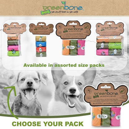 Greenbone BioBase Pet Poop Bags - 3 Rolls, 36 Bags - 13 Inch x 9 Inch