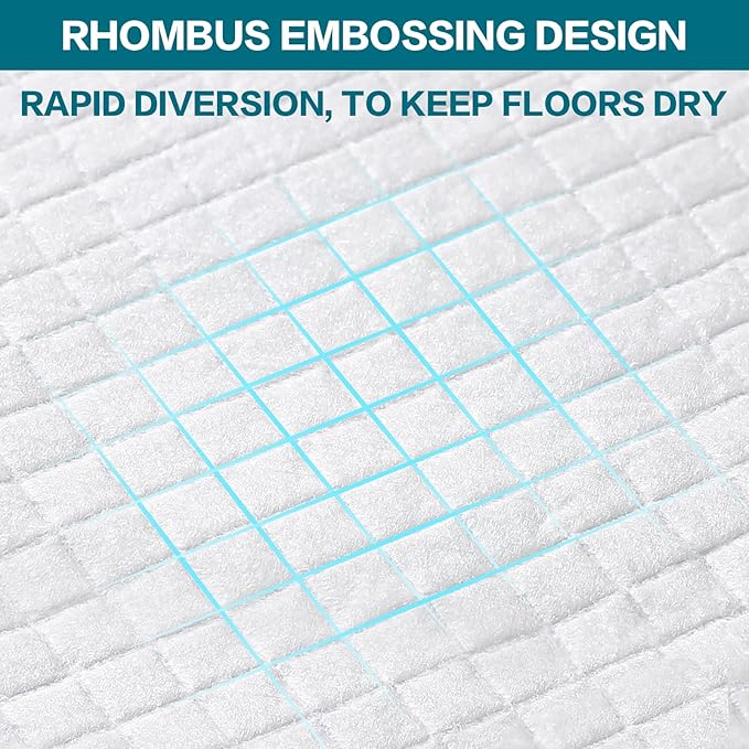Bolux Dog and Puppy Training Pads, 13”×18” Disposable Dog Pee Pads, 100/Counts Ultra Absorbent & Leak-Proof Pet Underpads, Dry Quickly Pee Pad for Dog Cats Rabbits or Other House Training Pet