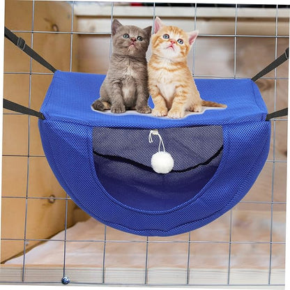 Creative Cat Hammock Bed Multi-Functional Hanging Nest for Cats and Pets Breathable Mesh Design Comfortable for Indoor Use