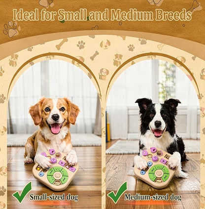 Interactive Dog Puzzle Toys for Smart Dogs - Mental Stimulation Puzzle Toys for Small & Medium Dogs, Treat Dispensing Dog Enrichment Toys for Beginner Dogs