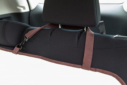 IRIS USA, Inc. Large Dog Car Seat Hammock Cover, Water-Resistant and Easy Install Fits Standard Size Car Backseat Cover and Protects Against Dirt and Animal Hair for Pet Dog Cat, Beige