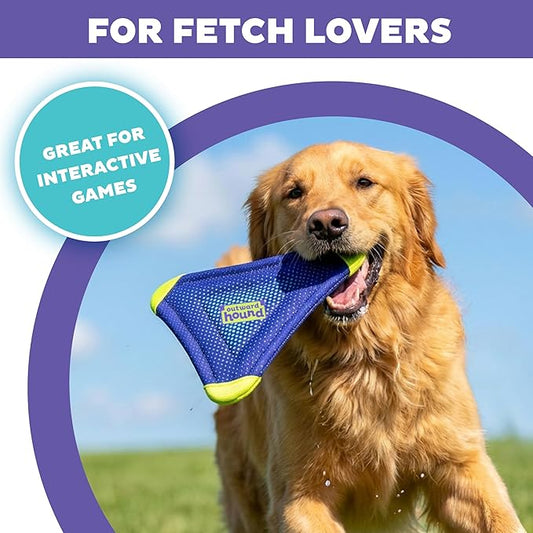 Outward Hound FlyFetch Flyer Dog Toy, Lightweight, Floats in Water, All Breeds, 10" x 11.2"