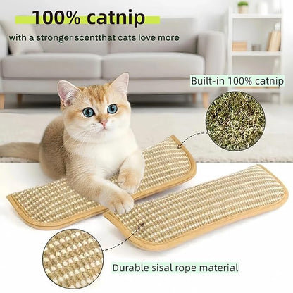 Catnip Toys for Cats, 2 Pack Kicker Toys with 8000mg Organic Catnip, Interactive Cat Toys for Scratching, Biting & Teething, Enrichment for Indoor Kittens & Adult Cats