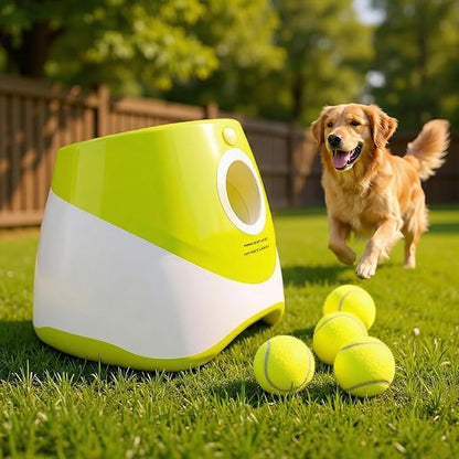 Pet Dog Ball Launcher Automatic Ball Throwing Machine Tennis Ball Launcher Dog Interactive Toy Outdoor