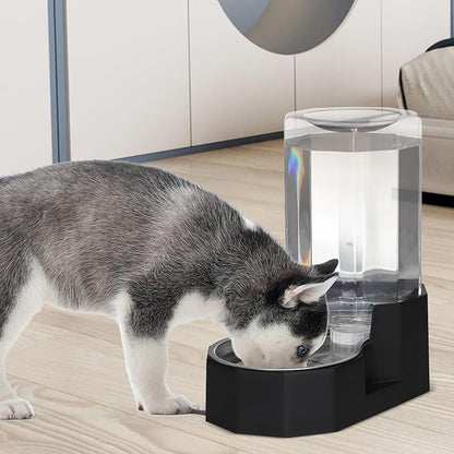 Sfozstra Large Dog Water Dispenser: 7L Automatic Gravity Water Feeder - Less Refills All-Day Water - No Mess Keeps Floors Dry - No Electricity - for Medium Dogs & Multi-Pet Homes - Workday/Pet Station