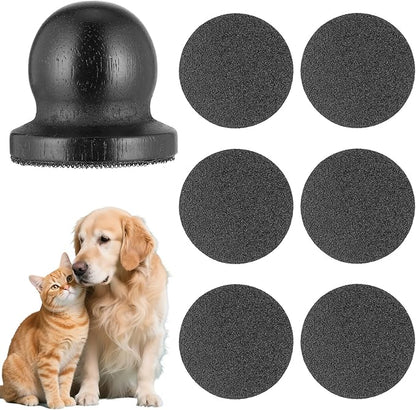 Dog Nail File with Replaceable Filing Disc Dog Nail File Scratch Board Replaceable Sandpaper Stress Free Nails Filing Dogs Trainning Accessories for Smooth and Healthy Nails