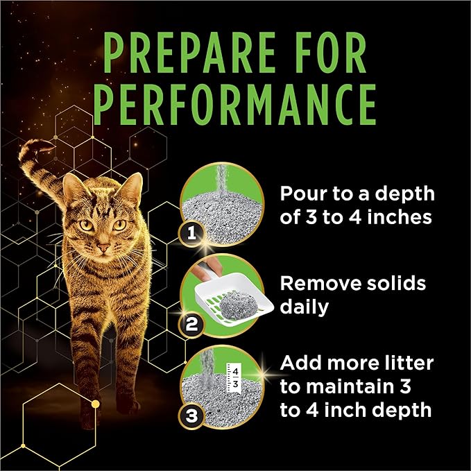 Purina Tidy Cats Performance Plus Active Clean Scented Clumping Multi Cat Litter - 22 lb. Box