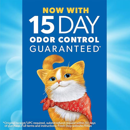 Fresh Step Extreme Clumping Litter with Febreze Freshness,Mountain Spring Scent Clumping Cat Litter with Guaranteed Odor Control,14 lb. Box,(Pack of 2)
