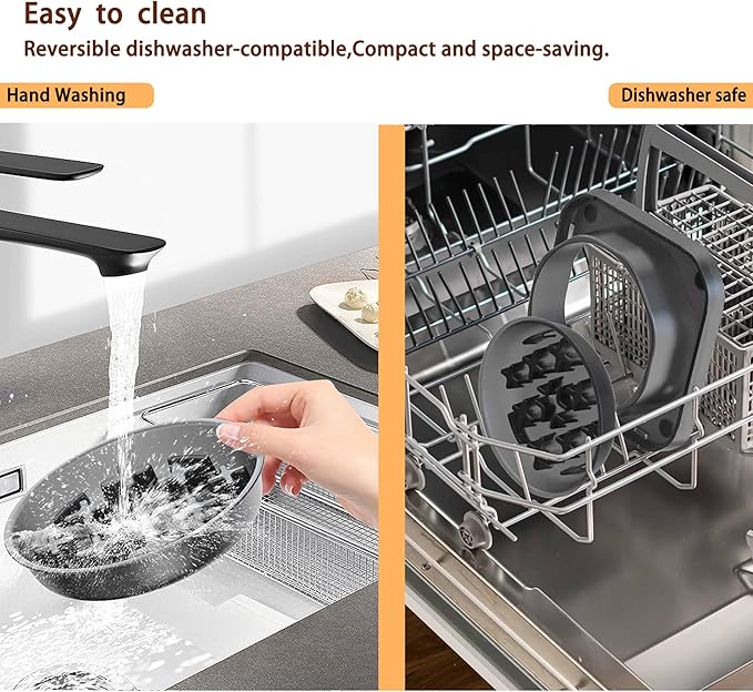 Slow Feeder Dog Bowls for Small Breed, Anti-Slip Puzzle Feeder Bowl to Slow Down Eating for Dogs, 1 Cup Maze Pet Food Feeding Bowl, Bloat Stop Preventing Puppy Dish - Starry Gray