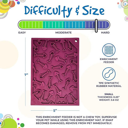 SodaPup Fun Enrichment Feeder, Rubber, Dog, Slow Feeder, 5" x 7"