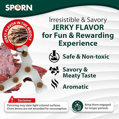 Sporn Dog Dental Toy, Marrow Chew, T-Bone