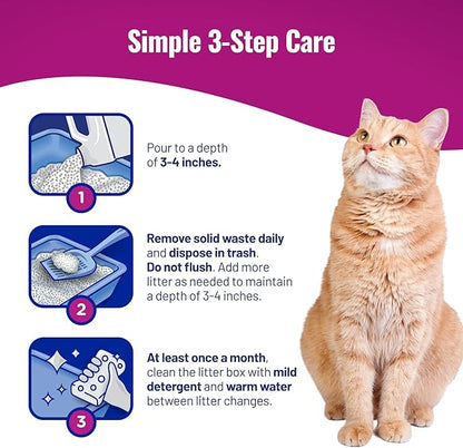 Cat's Pride Premium Lightweight Clumping Litter: Pure & Fresh - Up to 10 Days of Powerful Odor Control - Multi-Cat, Scented, 10 Pounds
