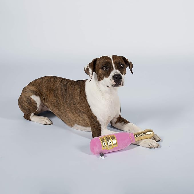 Fringe Studio Brut Rose Champagne-Plush Dog Toy (289391), Pet Shop Collection