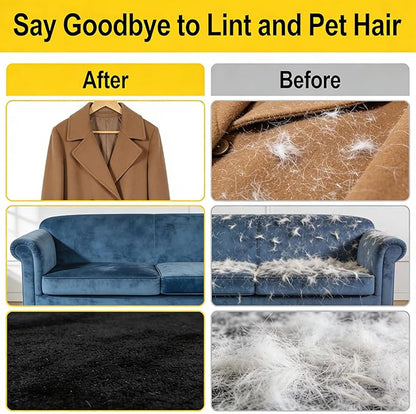 Pet Hair Removal Glove for Cats & Dogs, Reusable Pet Glove for Dogs & Cats, Easy Hair Remover for Short and Long Fur, Pet Shedding Glove for Home Furniture Cleaning (1 Pcs)