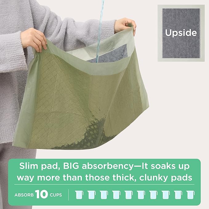 Bedsure Dog Pee Pads Extra Large, 28" x 34" Puppy Pads 30 Count, Super Absorbent & Leak Proof, XL Training Pads Quick Dry Disposable Potty Pads with Odor-Control Activated Carbon & ECO Green Material