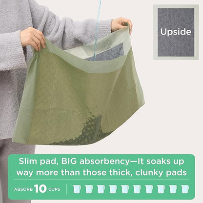 Bedsure Dog Pee Pads Extra Large, 28" x 34" Puppy Pads 30 Count, Super Absorbent & Leak Proof, XL Training Pads Quick Dry Disposable Potty Pads with Odor-Control Activated Carbon & ECO Green Material