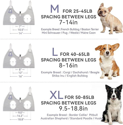 Dog Grooming Hammock Harness for Dogs & Cats with Pet Nail Clipper Trimmer - Cat Hanger Sling for Trimming Clipping Nails- Dog Hammock Restraint Bag for Small Medium Large pet （ Purple L）