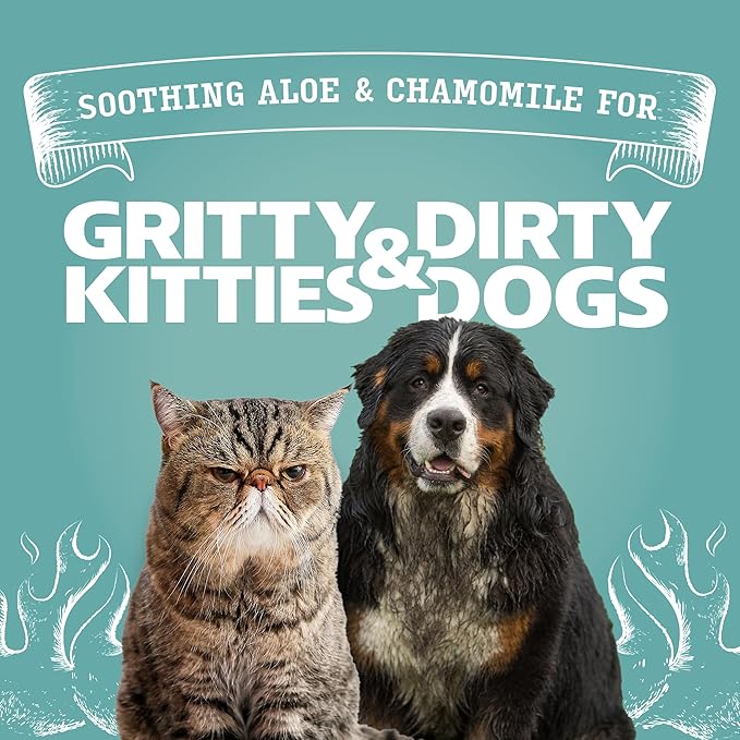 Angry Orange Unscented Pet Wipes - Hypoallergenic & Fragrance-Free With Aloe & Chamomile - Thick Grooming Wipes for Paws, Fur, Butt - Safe for Dogs & Cats - 320 Count - Value 4 Pack