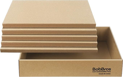 5 Packs in 1 XL Cat Scratcher, Cat Scratching Pad, Double Sided Cardboard Cat Scratcher