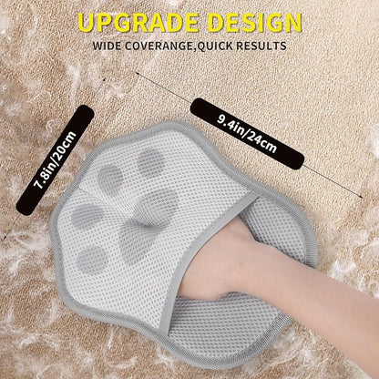 Pet Hair Removal Glove, Magic Pet Hair Remover Glove Reusable, Magic Brush Pet Hair Remover for Clothing, Couch, Carpet, Car Seat.