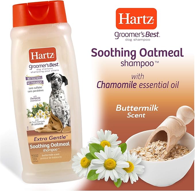 Hartz Groomer's Best Oatmeal Shampoo, 18-Ounce