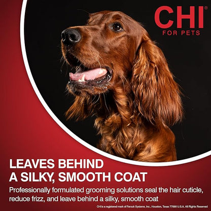 CHI for Dogs Deodorizing Spray for Dogs and Puppies, Dog Grooming Spray to Help Refresh Coats and Reduce Odors Between Baths While Moisturizing Fur, Unscented, 8 Fl Oz