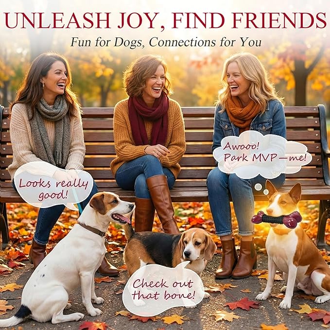 Apasiri 3-Pack Dog Toys for Aggressive Chewers with Bacon Flavor: Dog Bones for Large Dogs, 8" Chew Toys Long-Lasting, Tough Nylon & Rubber Dogs Toys