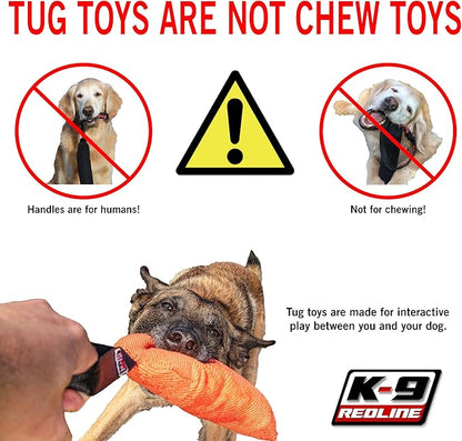REDLINE K-9 Sheepskin Agility Dogs Tug Toy