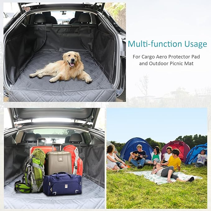 Model Y Rear Trunk Cargo Liner Pet Mat Dogs Rear Seat Cover Protector All-Weather Waterproof Compatible with Tesla Model Y Accessories 2019-2025