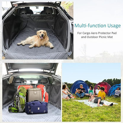 Model Y Rear Trunk Cargo Liner Pet Mat Dogs Rear Seat Cover Protector All-Weather Waterproof Compatible with Tesla Model Y Accessories 2019-2025