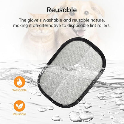 3PCS Pet Hair Removal Glove,Electrostatic Pet Hair Removal Gloves,Reusable Cat & Dog Hair Remover （3PCS）