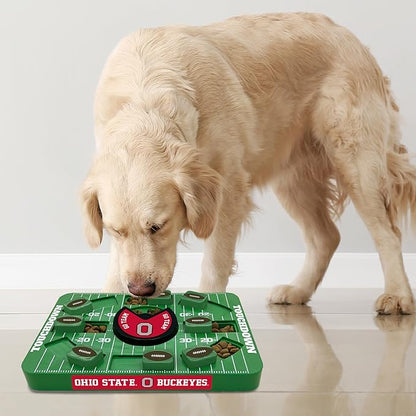 Pets First NCAA Ohio State Large Puzzle Toy - Interactive Dog Treat & Slow Feeding Toy